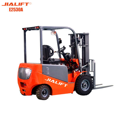 kualitas  2500kg Counter Balance Fork Lift Truck 12kw Lift Motor pabrik